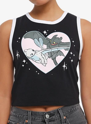 How To Train Your Dragon Toothless & Light Fury Girls Tank Top