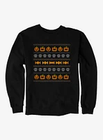 Hot Topic Ugly Chirstmas Pumpkin Skull Candy Sweatshirt