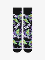 Rugrats Reptar Tie-Dye Crew Socks