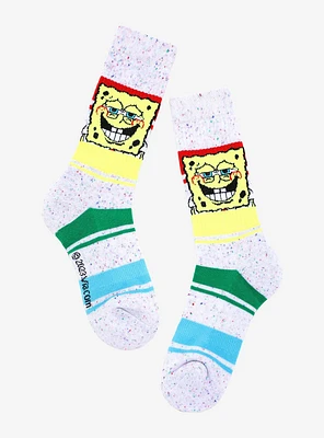 SpongeBob SquarePants Smile Speckled Crew Socks