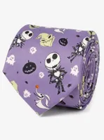 Disney Nightmare Before Christmas Purple Tie