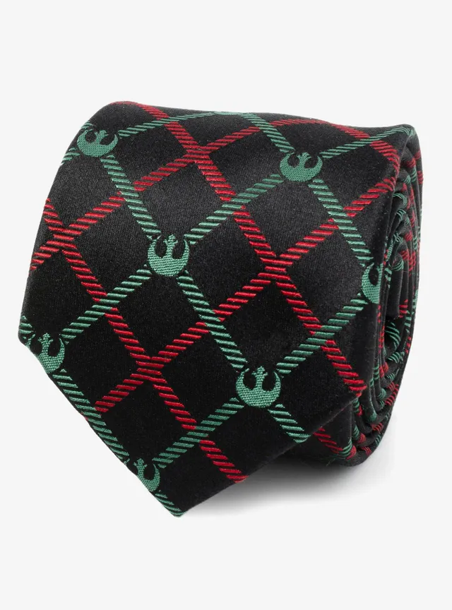 Star Wars Rebel Green Red Plaid Crew Socks