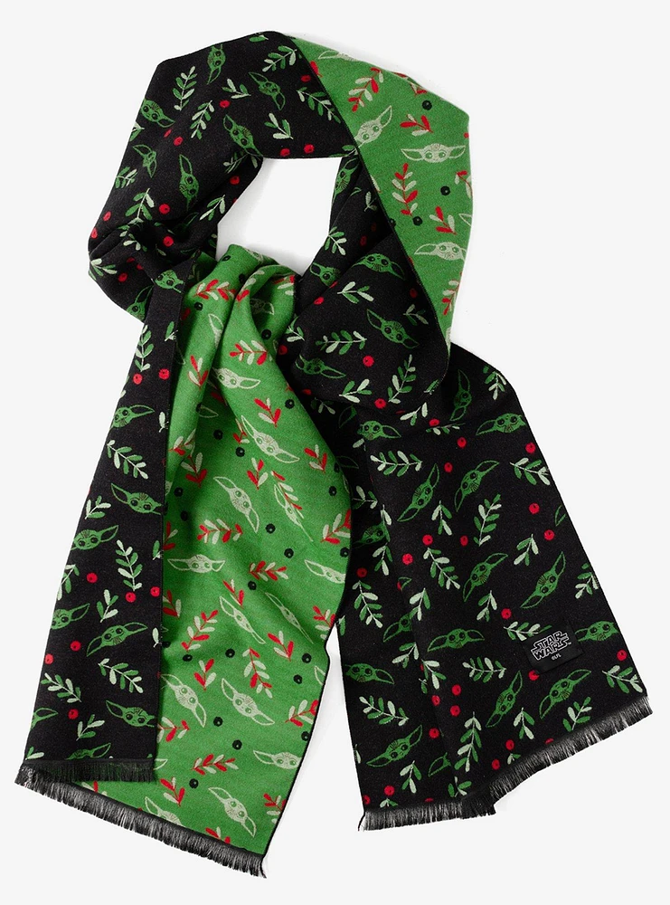 Star Wars The Mandalorian Grogu Black Scarf