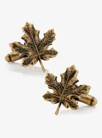 3D Maple Leaf Cufflinks