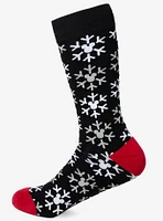 Disney Mickey Mouse Snow Black Crew Socks