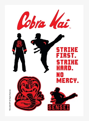 Cobra Kai Strike First Kiss-Cut Sticker Sheet