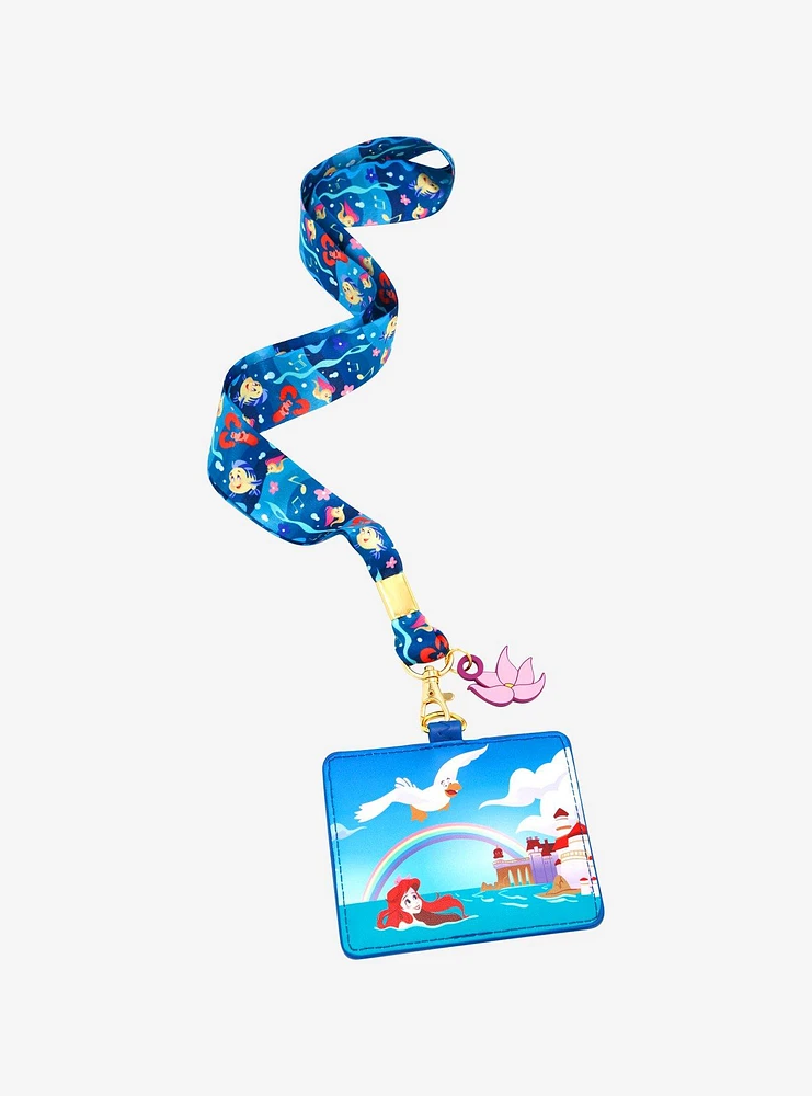 Loungefly Disney The Little Mermaid Lanyard With Cardholder