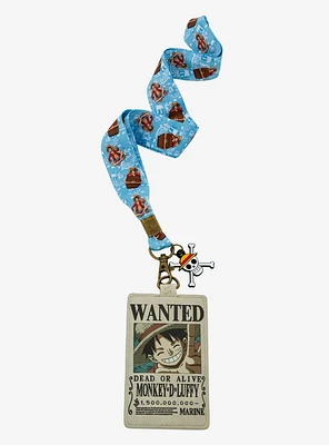 Loungefly One Piece Luffy Lanyard With Cardholder