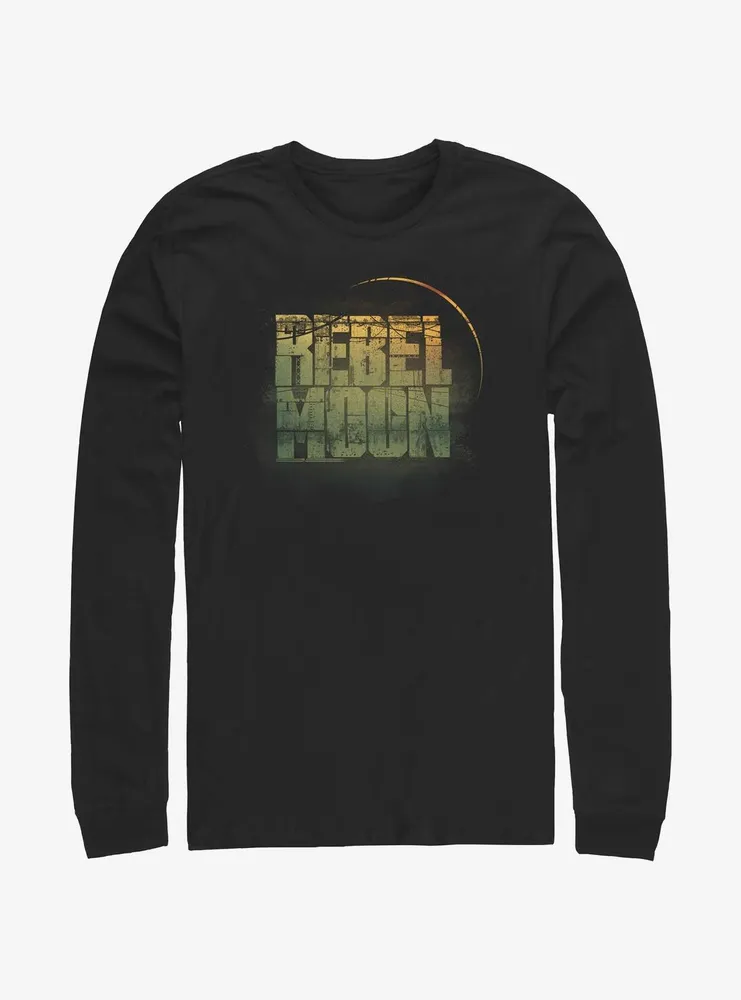 Rebel Moon Faded Logo Long-Sleeve T-Shirt