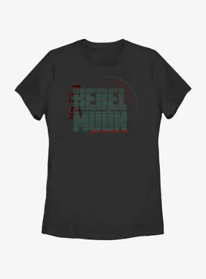 Rebel Moon Symbols Logo Womens T-Shirt