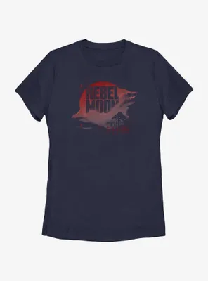 Rebel Moon Clouds Womens T-Shirt