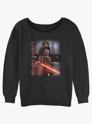 Star Wars Ahsoka Shin Hati Womens Slouchy Sweatshirt