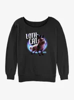 Star Wars Ahsoka Loth-Cat Womens Slouchy Sweatshirt BoxLunch Web Exclusive