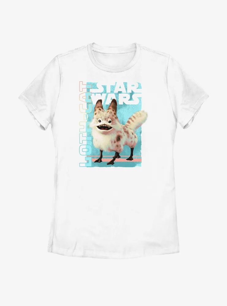 Star Wars Ahsoka Loth-Cat Portrait Womens T-Shirt