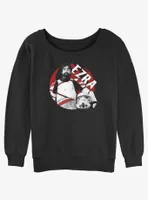 Star Wars Ahsoka Ezra Trooper Womens Slouchy Sweatshirt