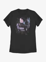 Star Wars Ahsoka Sabine Wren and Loth-Wolf Womens T-Shirt
