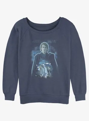Star Wars Ahsoka Anakin Force Ghost Womens Slouchy Sweatshirt BoxLunch Web Exclusive