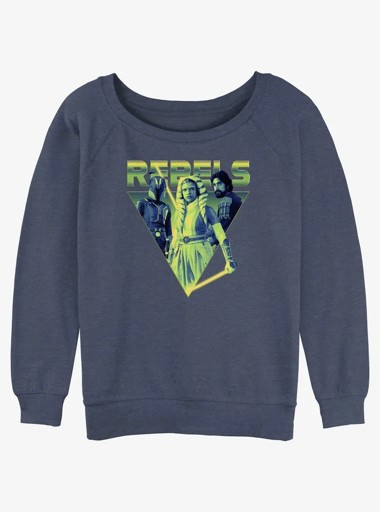Star Wars Ahsoka Rebels Sabine Ezra Womens Slouchy Sweatshirt