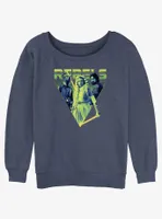 Star Wars Ahsoka Rebels Sabine Ezra Womens Slouchy Sweatshirt