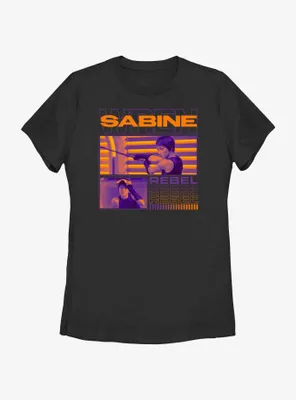 Star Wars Ahsoka Sabine Wren Rebel Womens T-Shirt