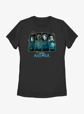 Star Wars Ahsoka Villain Panels Womens T-Shirt