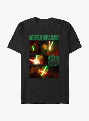 Star Wars Ahsoka Rebels Will Rise Showdown T-Shirt