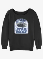 Star Wars Ahsoka Purrgil Womens Slouchy Sweatshirt