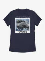 Star Wars Ahsoka Purrgil Polaroid Womens T-Shirt