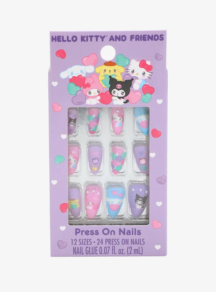 Boxlunch Sanrio Hello Kitty and Friends Pink and Purple Press On