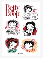 Betty Boop Emotion Faces Kiss-Cut Sticker Sheet