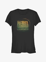 Rebel Moon Faded Logo Girls T-Shirt