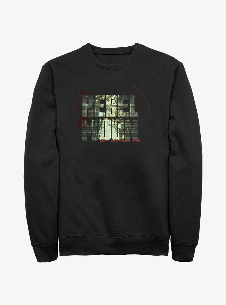 Rebel Moon Urban Graphic Logo Sweatshirt