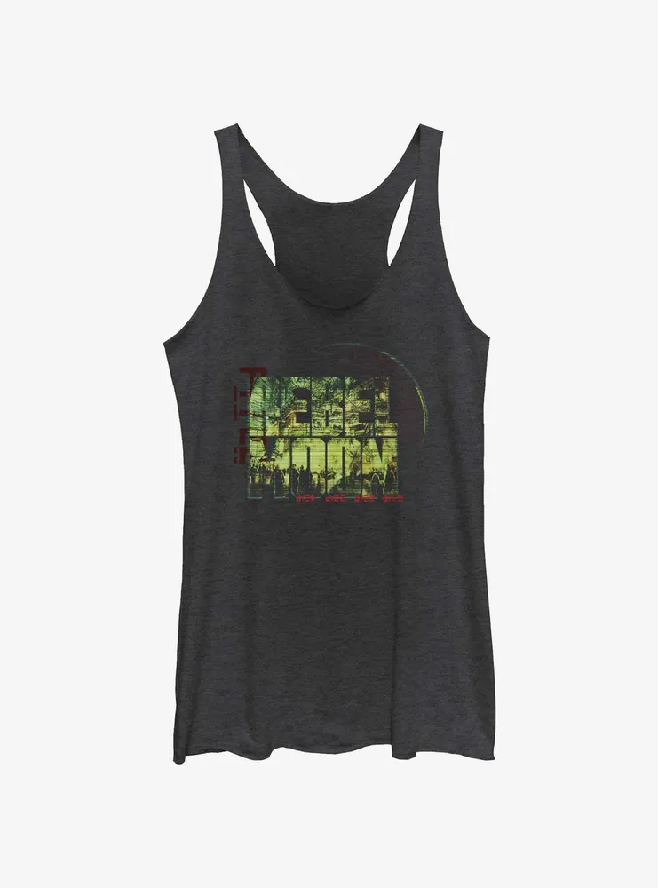 Rebel Moon Logo Crowd Womens Tank Top