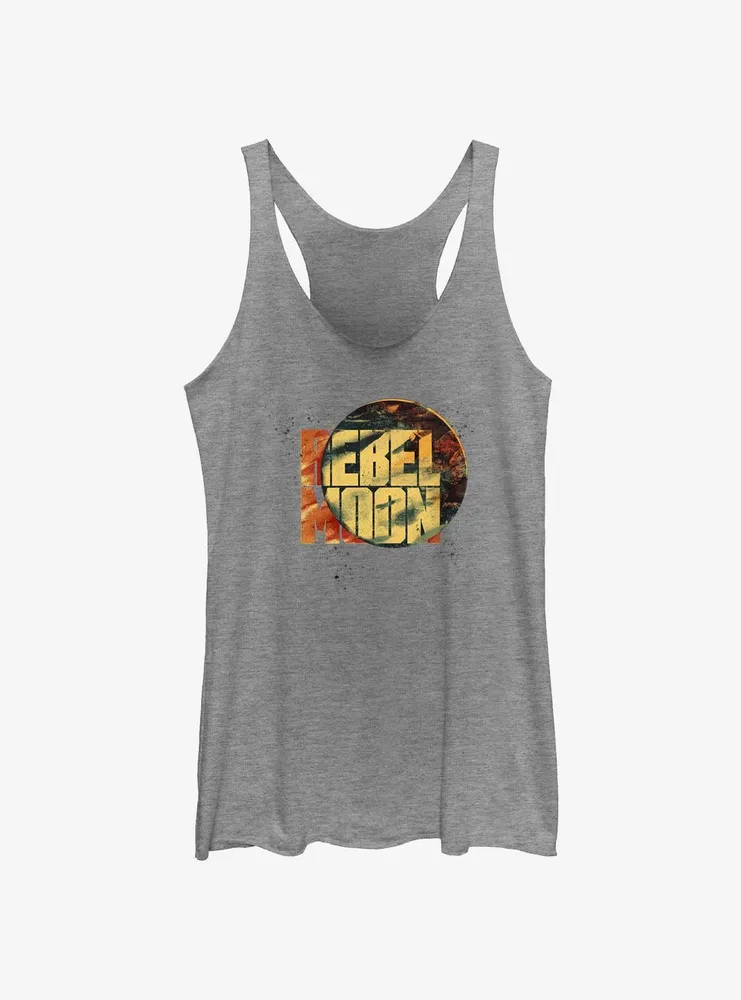 Rebel Moon Splatters Logo Womens Tank Top