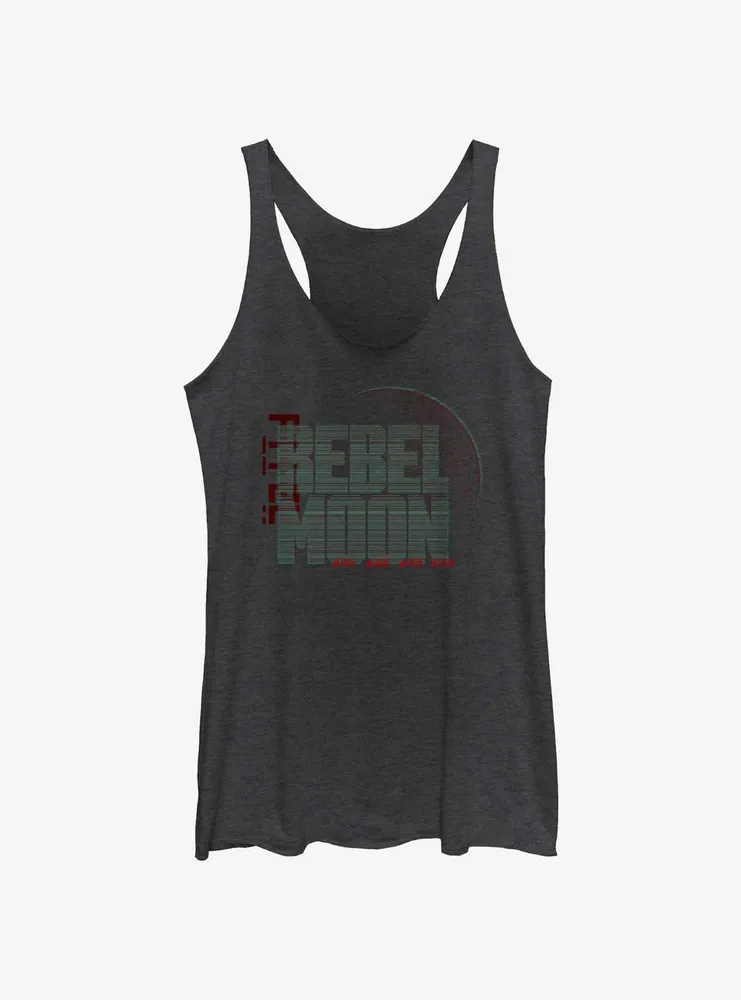 Rebel Moon Symbols Logo Womens Tank Top