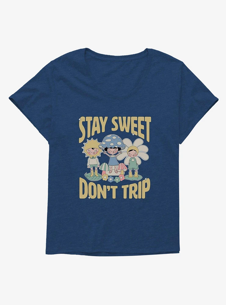 Stay Sweet Don't Trip Girls T-Shirt Plus