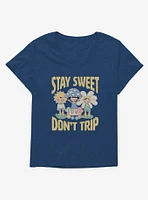 Stay Sweet Don't Trip Girls T-Shirt Plus