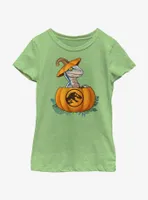 Jurassic Park Raptor Pumpkin Hatch Youth Girls T-Shirt