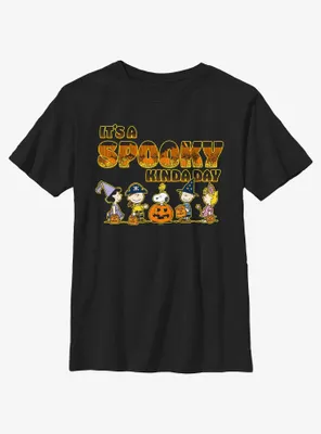 Peanuts Spooky Kinda Day Youth T-Shirt