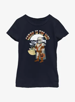 Star Wars The Mandalorian Candy Is Way Youth Girls T-Shirt
