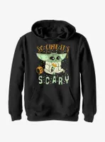 Star Wars The Mandalorian So Cute It's Scary Grogu Youth Hoodie