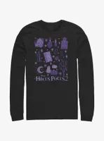 Disney Hocus Pocus Witchy Items Long-Sleeve T-Shirt