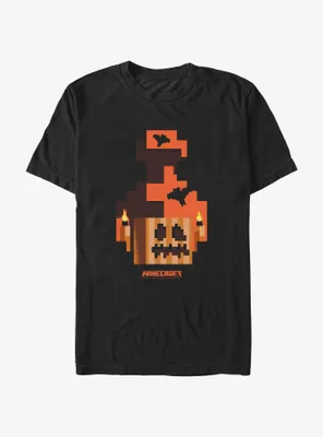 Minecraft Pumpkin And Bats T-Shirt
