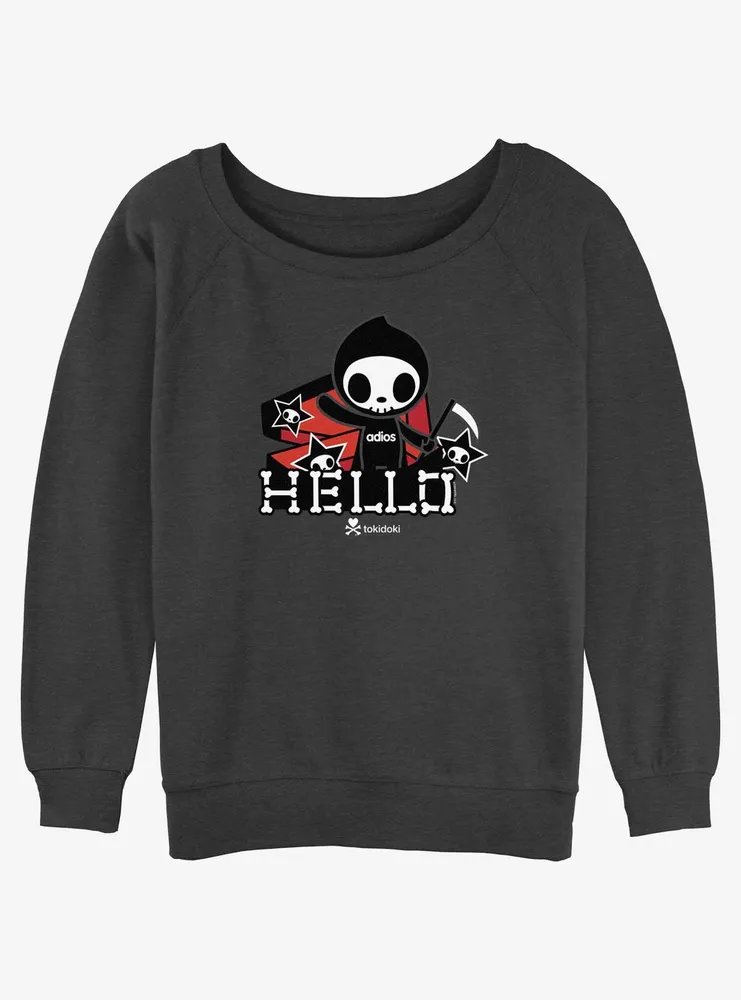 Tokidoki Hello Coffin Adios Slouchy Sweatshirt