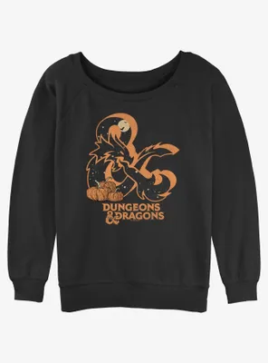 Dungeons & Dragons Halloween Ampersand Slouchy Sweatshirt