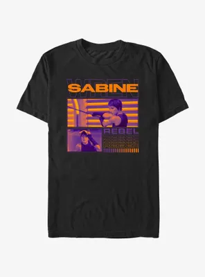 Star Wars Ahsoka Sabine Wren Rebel Big & Tall T-Shirt