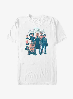 Star Wars Ahsoka Group Big & Tall T-Shirt