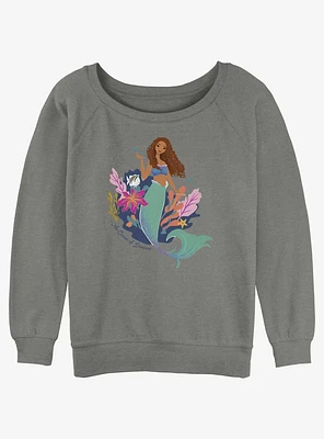 Disney The Little Mermaid An Ocean Of Dreams Girls Slouchy Sweatshirt