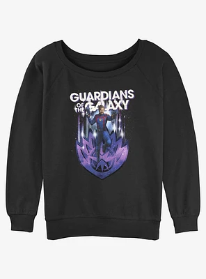 Marvel Guardians Of The Galaxy Star Lord Girls Slouchy Sweatshirt