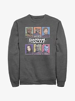 Marvel Guardians Of The Galaxy Pop Art Boxes Sweatshirt